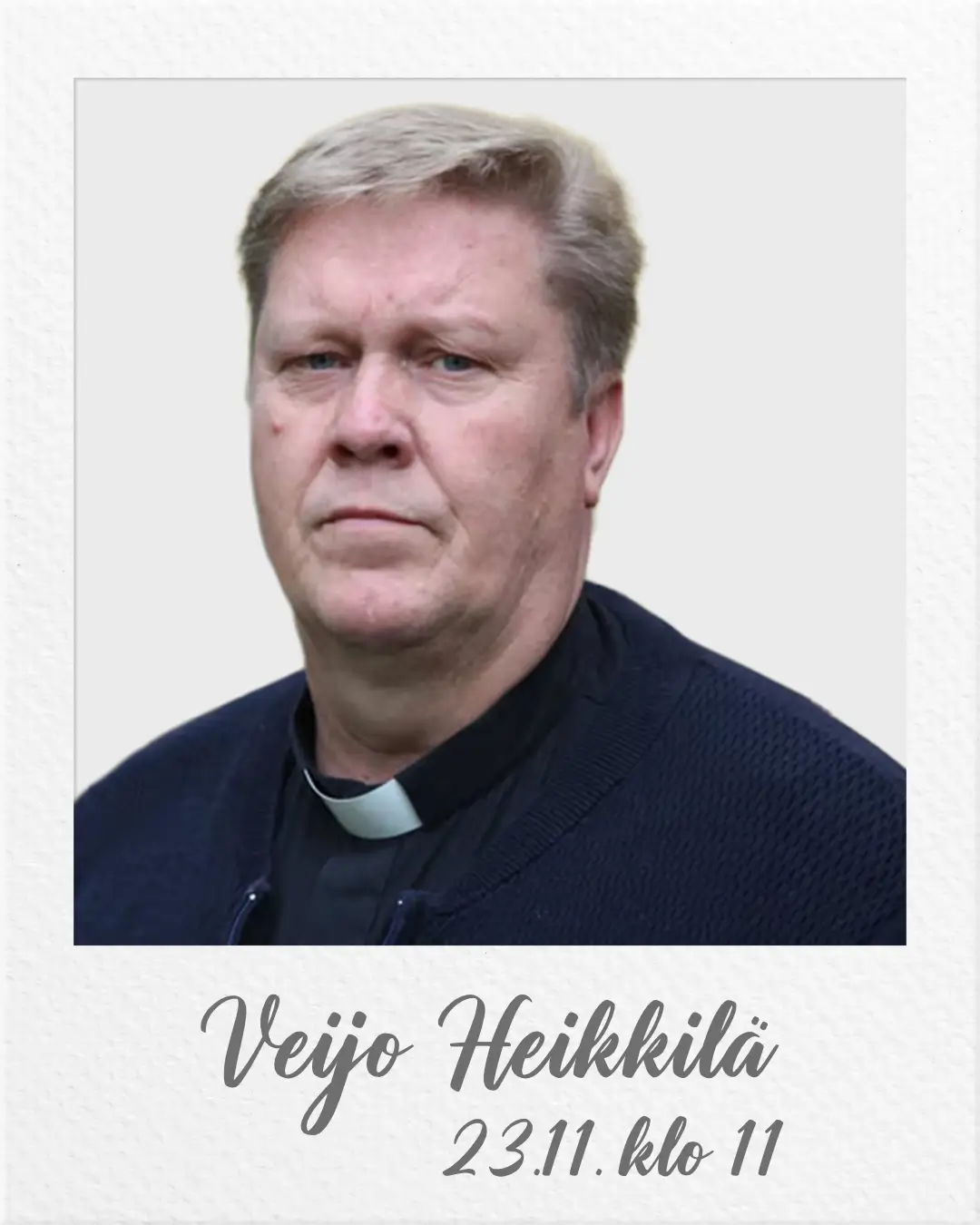 Veijo Heikkilä marraskuu 2